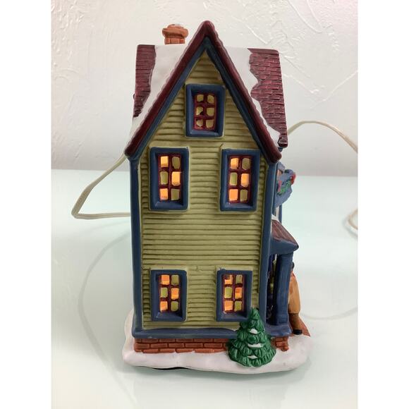 Vintage Trim A Home Post Office lighted Christmas Village EUC - Picture 7 of 12